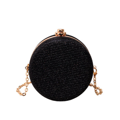 Rhinestone-encrusted Chain Shoulder Bag