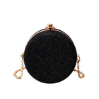 Rhinestone-encrusted Chain Shoulder Bag - Viexta