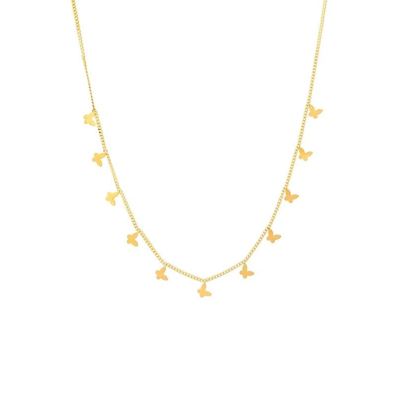 Small Butterfly Necklaces For Women