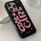 English Creative Star Black iPhone Case - Viexta
