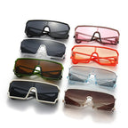 Square Fashion Large Rim Vintage Sunglasses - Viexta