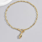Elegant Metal Snake Series Necklace - Viexta