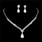 Zircon Water Drop Necklace - Viexta