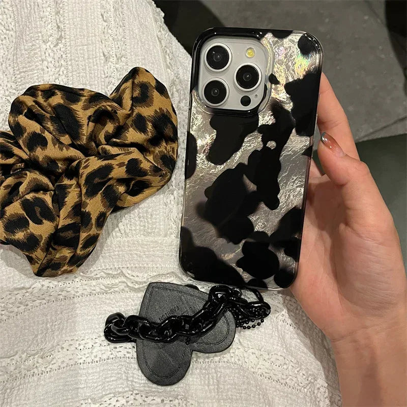 Cold Wind Black Splash Ink iPhone Case - Viexta