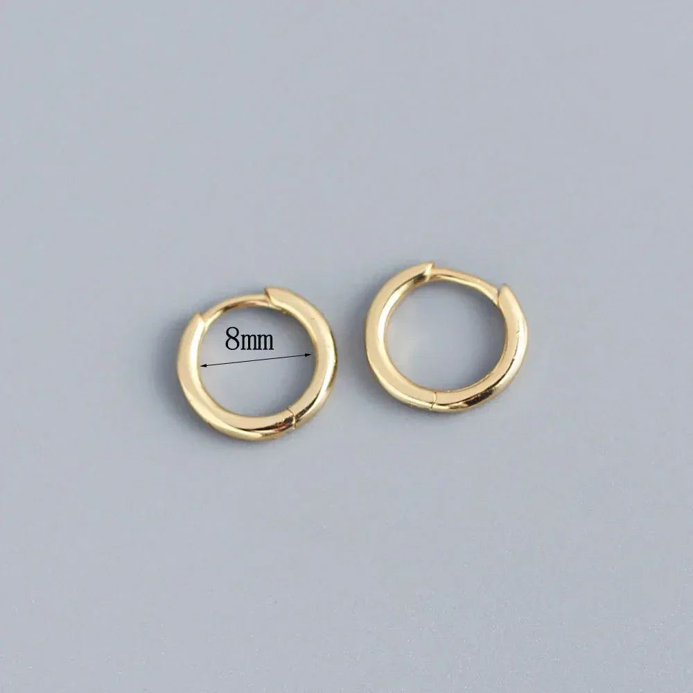 Diamond-embedded Gold-plated Versatile Earrings - Viexta