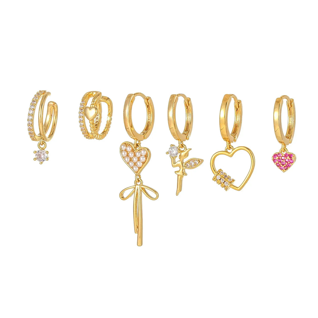 6piece Asymmetric Tassel Ear Clip - Viexta