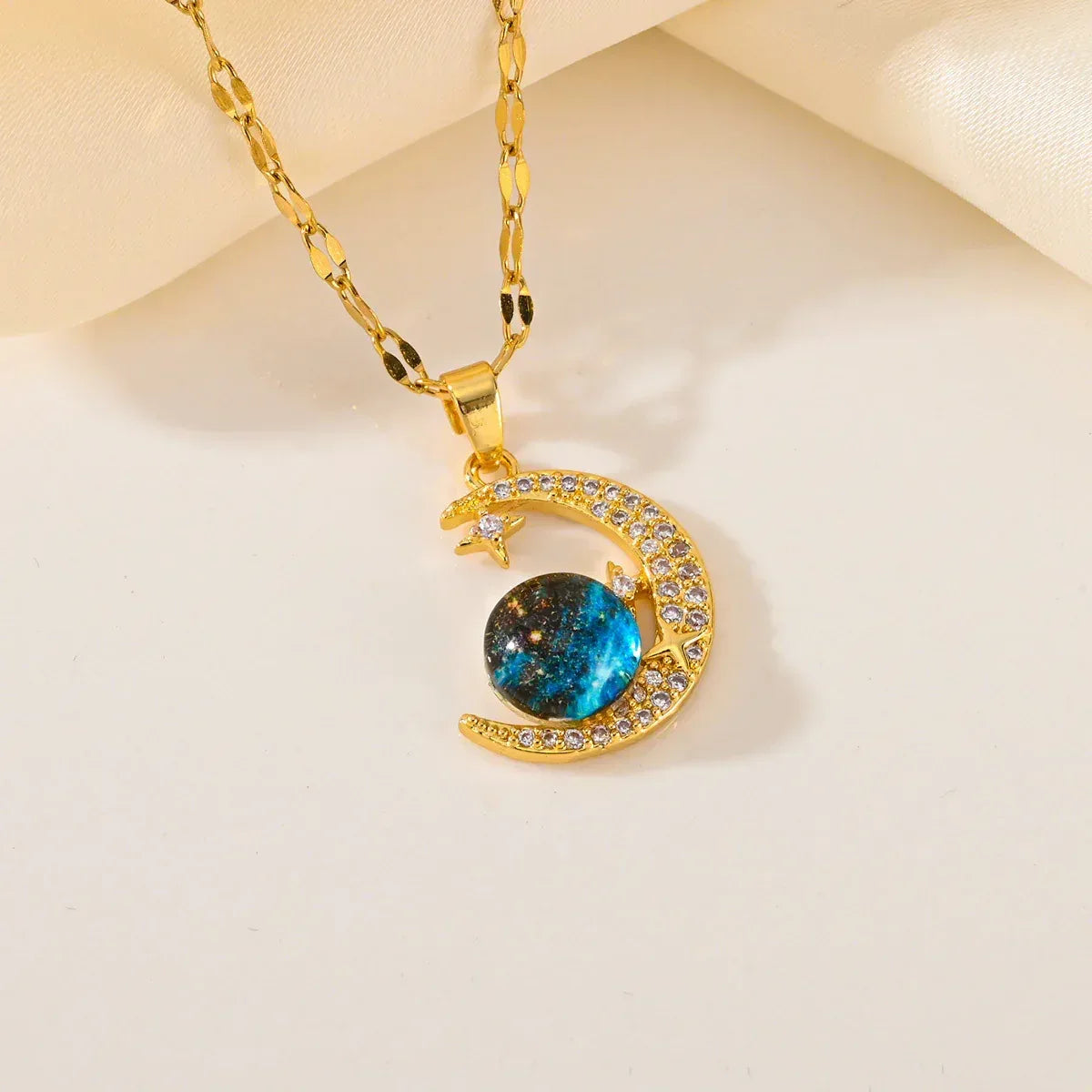Fantasy Saturn Necklace For Women - Viexta