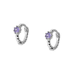 Round Rhinestone Earrings - Viexta