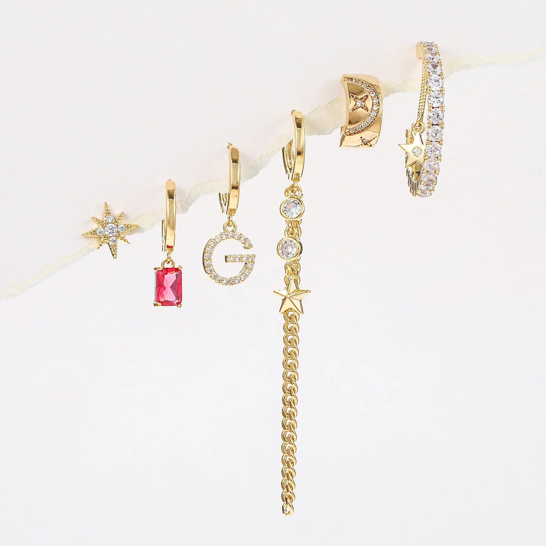 Pentagram Tassel Earrings - Viexta