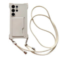 Four-corner Liquid Card Holder Lanyard iPhone Case - Viexta