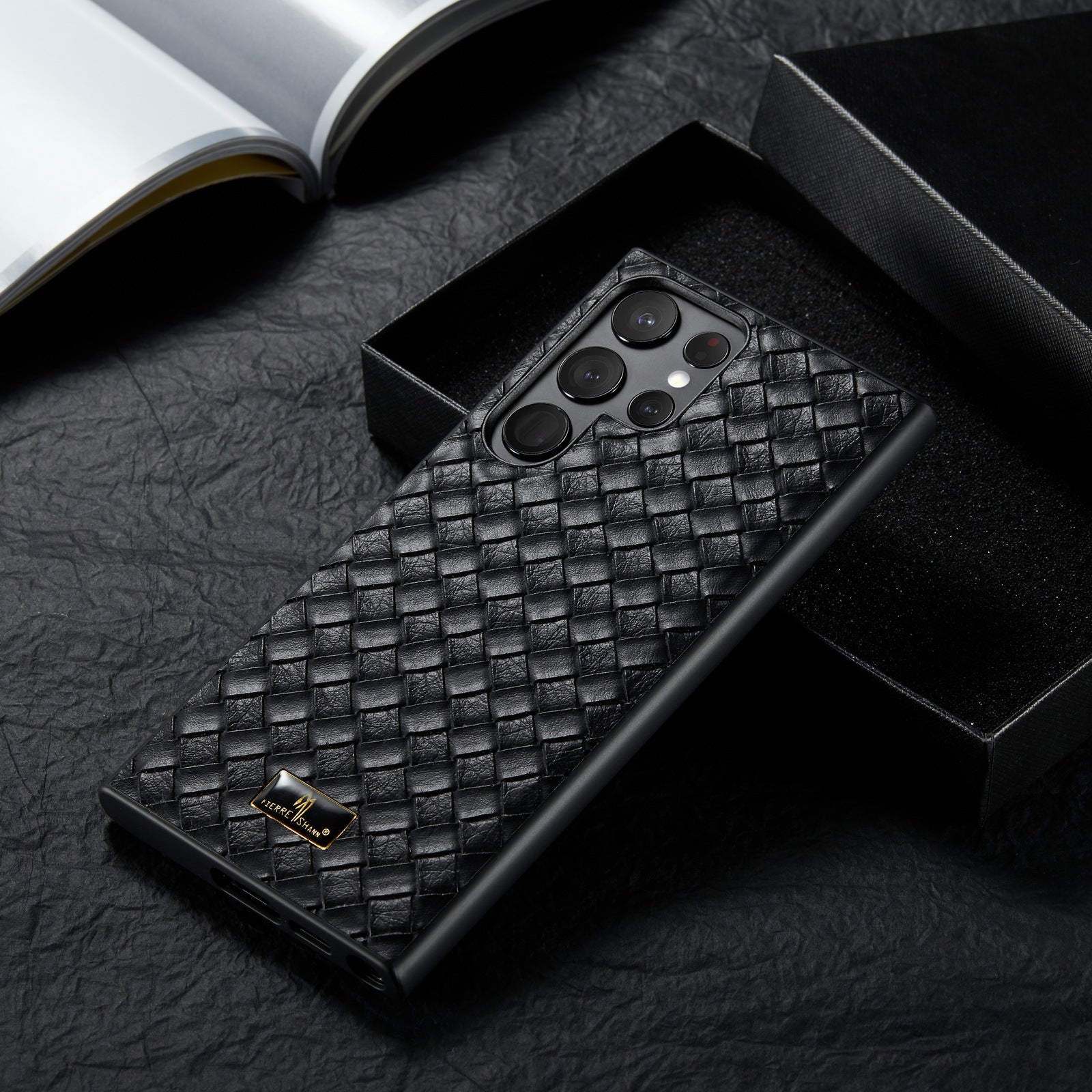 solid-color-business-leather-pattern-samsung-phone-case