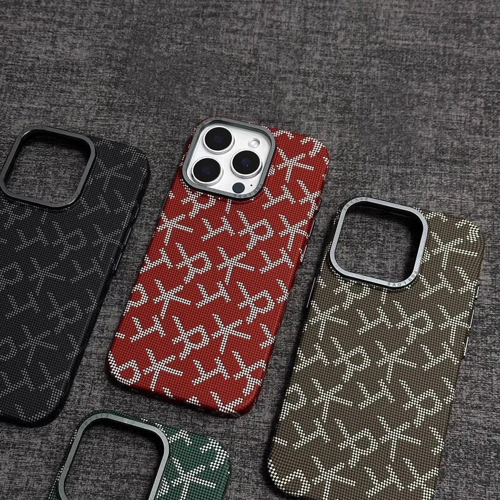 Fiber Texture Ultra-thin Metal iPhone Case - Viexta