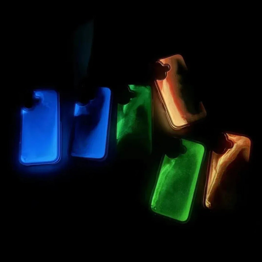 luminous-glitter-powder-quicksand-drop-resistant-iphone-case - Viexta