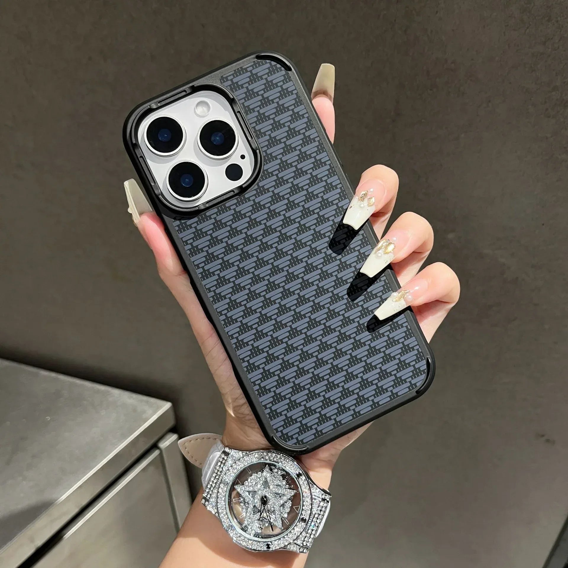 Carbon Fiber Magnetic Suction iPhone Case - Viexta