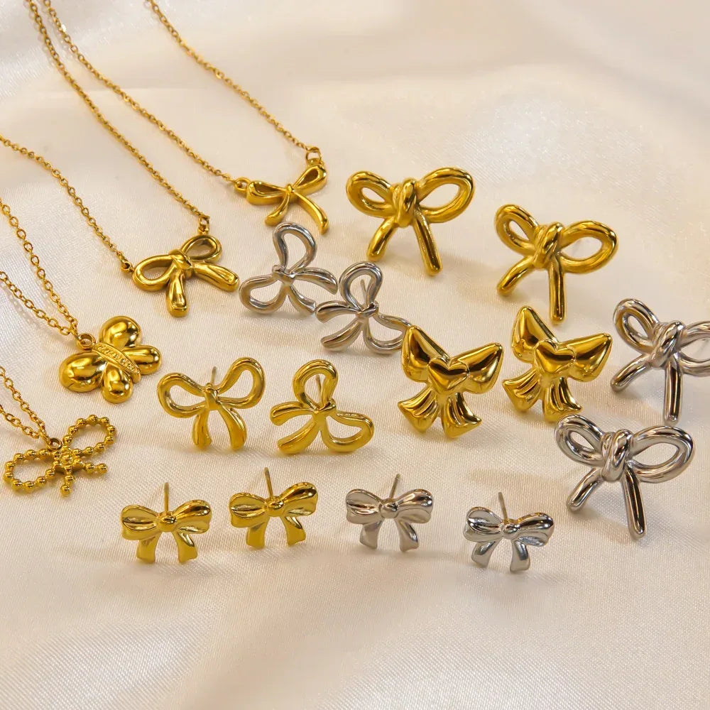 Bow Stainless Steel Necklace - Viexta