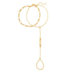 Stainless Steel Star Ring Bracelet