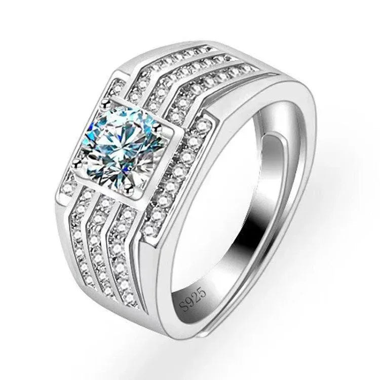 Six-claw 1 Karat Engagement Ring - Viexta