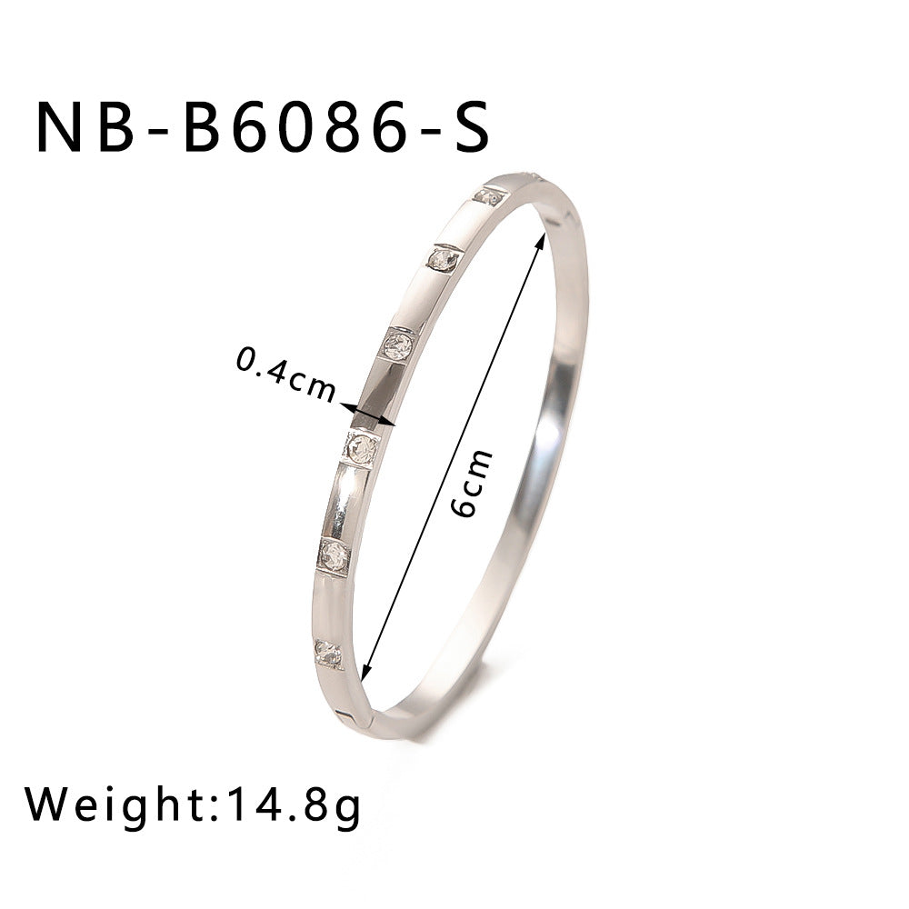 zircon-titanium-steel-electroplated-bracelet