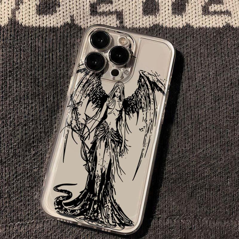 angel-advent-sketch-iphone-case - Viexta