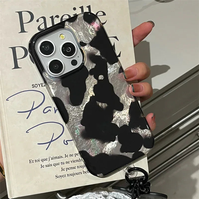 Cold Wind Black Splash Ink iPhone Case - Viexta