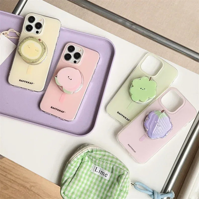 Solid Color Fruit Magnetic iPhone Case - Viexta