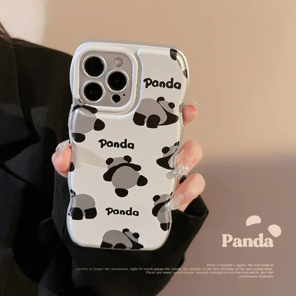 Full Screen Cute Panda Iphone Case - Viexta