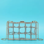 Ladies Shiny Acrylic Transparent Bag - Viexta