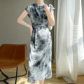 Silky Acetate Satin Dress - Viexta