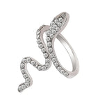 Rhinestone Snake Ring - Viexta