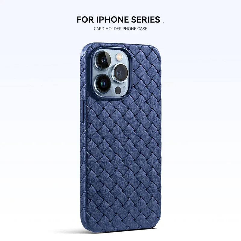 Woven Pattern Heat Dissipation resistant Protective Cover for IPhone - Viexta