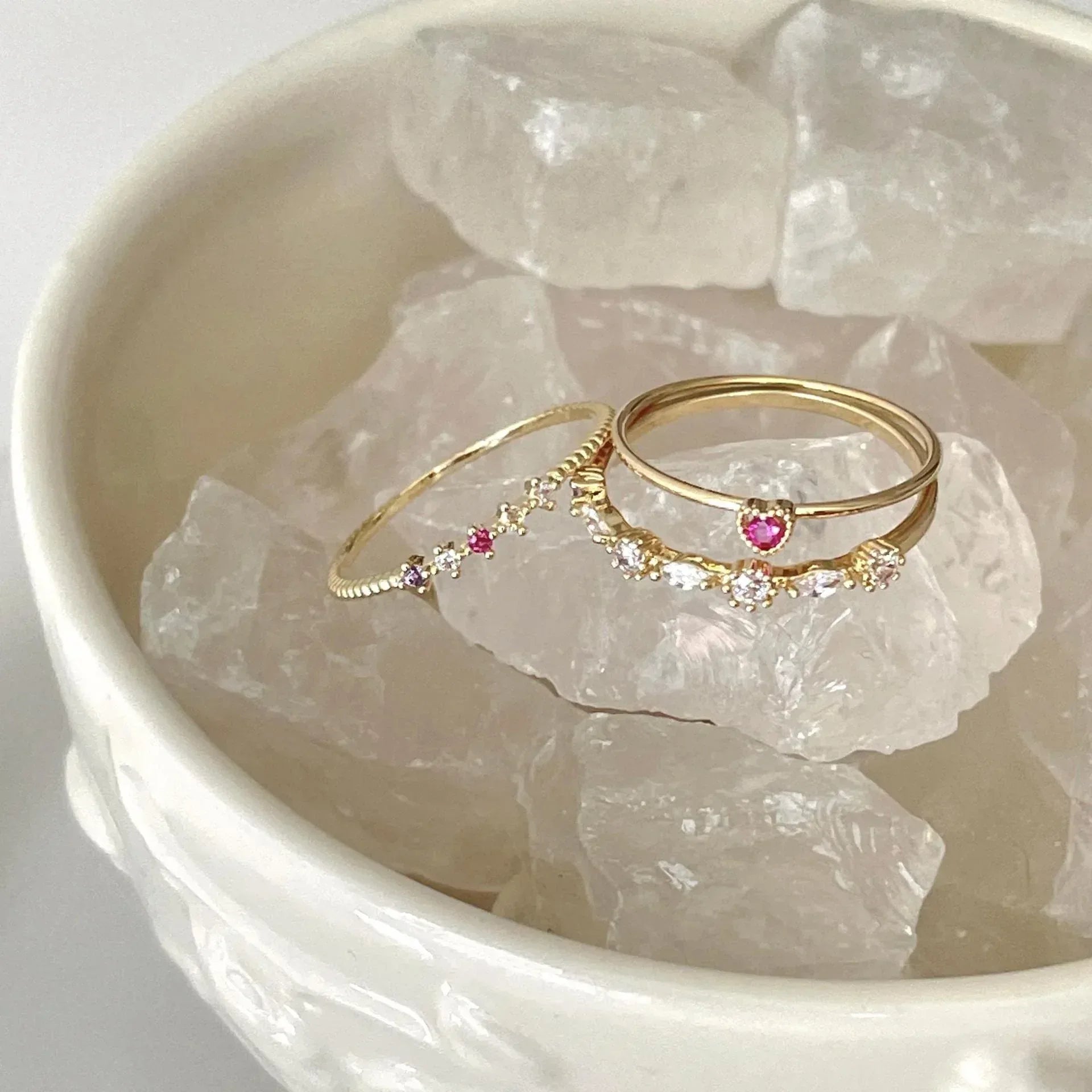 Stainless Steel Princess Rings - Viexta