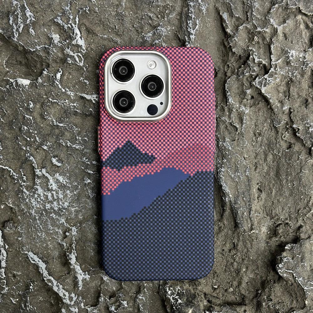 Kevlar Carbon Fiber Pattern iPhone Case - Viexta