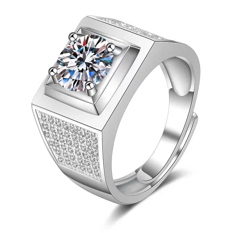 Six-claw 1 Karat Engagement Ring - Viexta