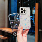 Luminous Stars Glitter Transparent iPhone Case