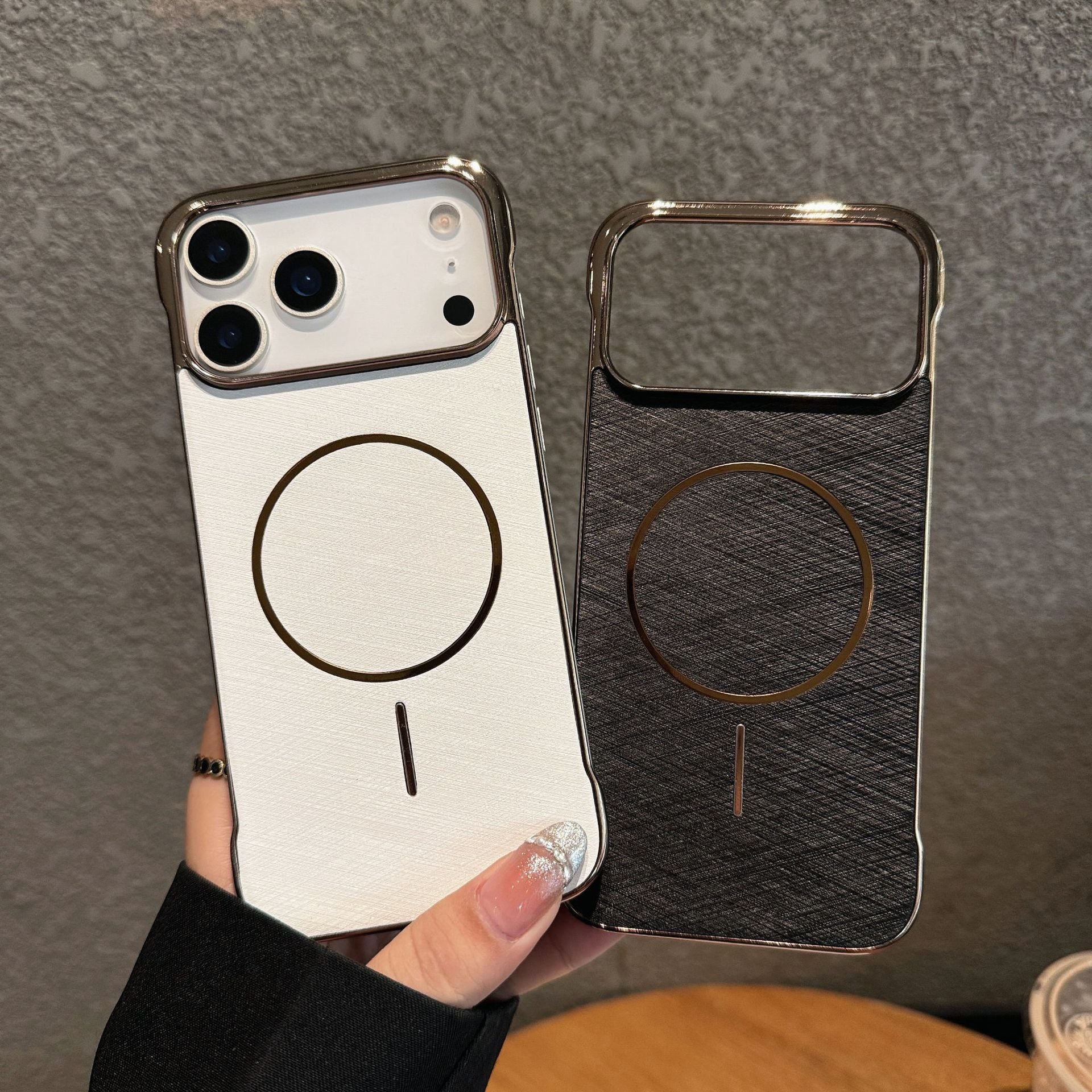 New Electroplating Frameless Magnetic iPhone Case