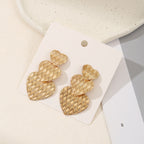 Exaggerated Leaves Layered Earrings