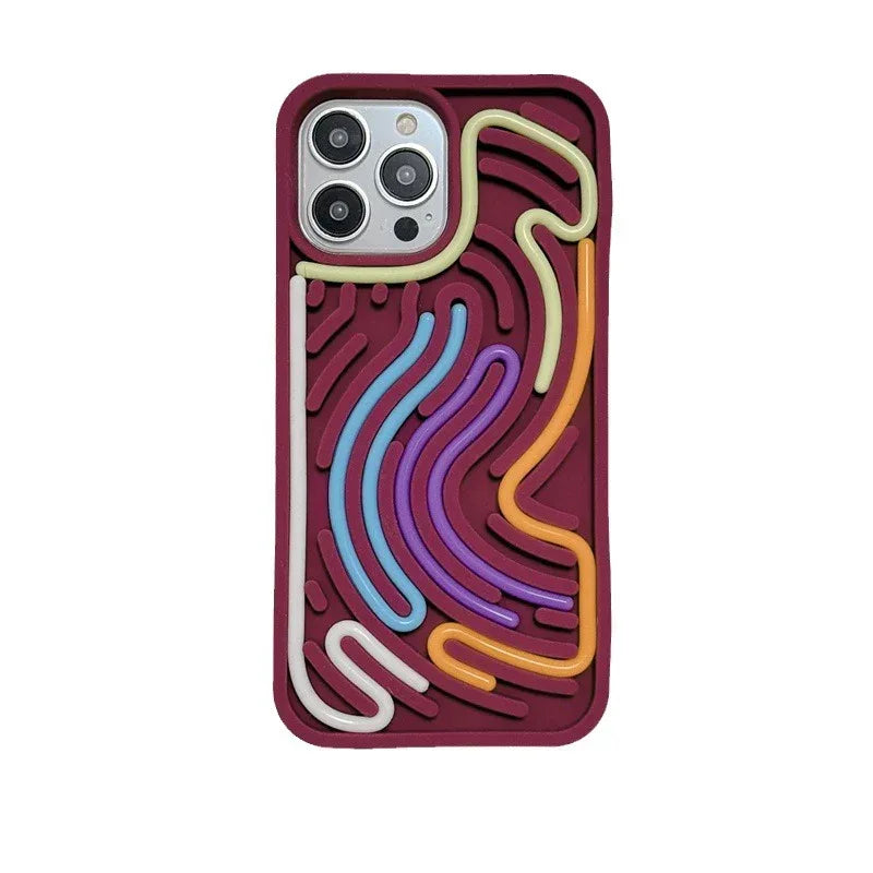 Decompression Puzzle Silicone iPhone Case - Viexta