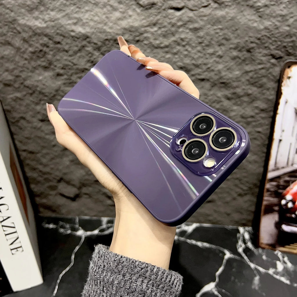 Crystal Glass Lens Protector iPhone Case - Viexta