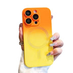 Gradient Two-color Liquid Magnetic iPhone Case - Viexta