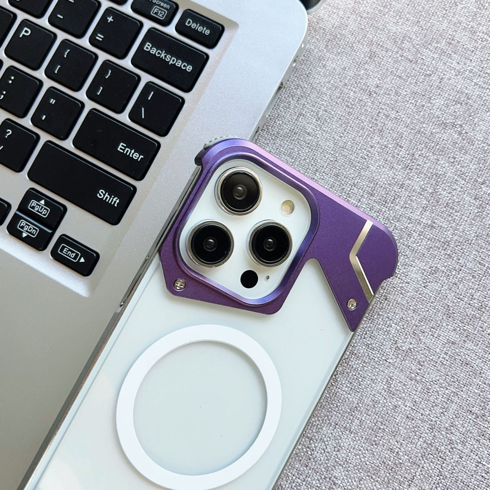 Frameless Metal Magnetic iPhone Case