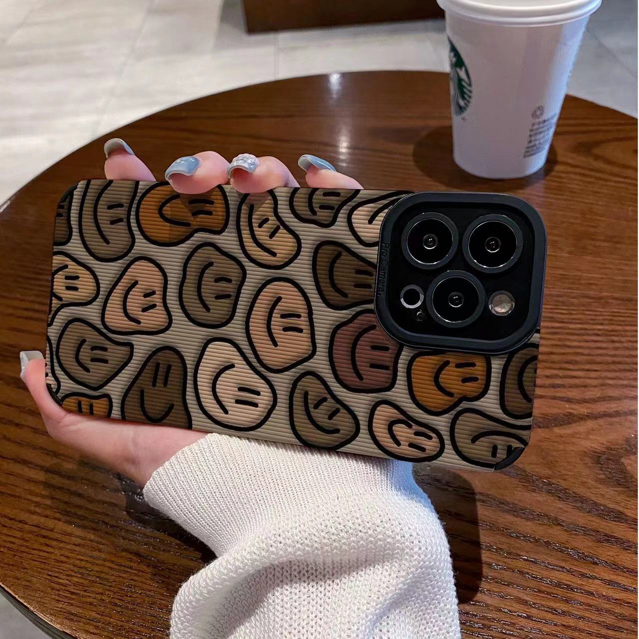 Potato Print Drop-resistant iPhone Case