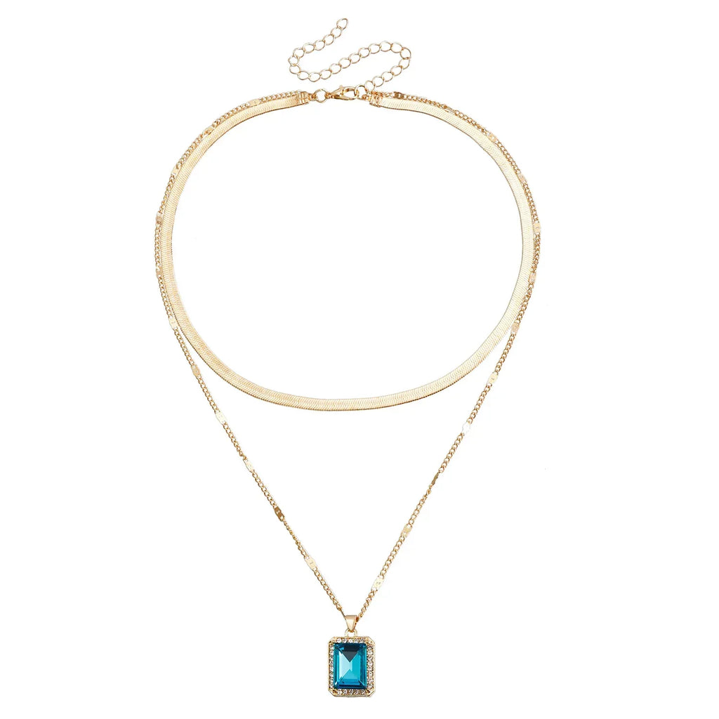 Snake Collar-Bone Double-layer Clavicle Chain - Viexta