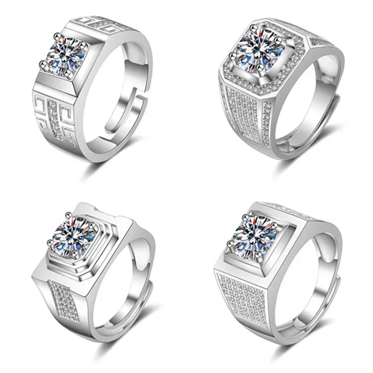 Six-claw 1 Karat Engagement Ring - Viexta