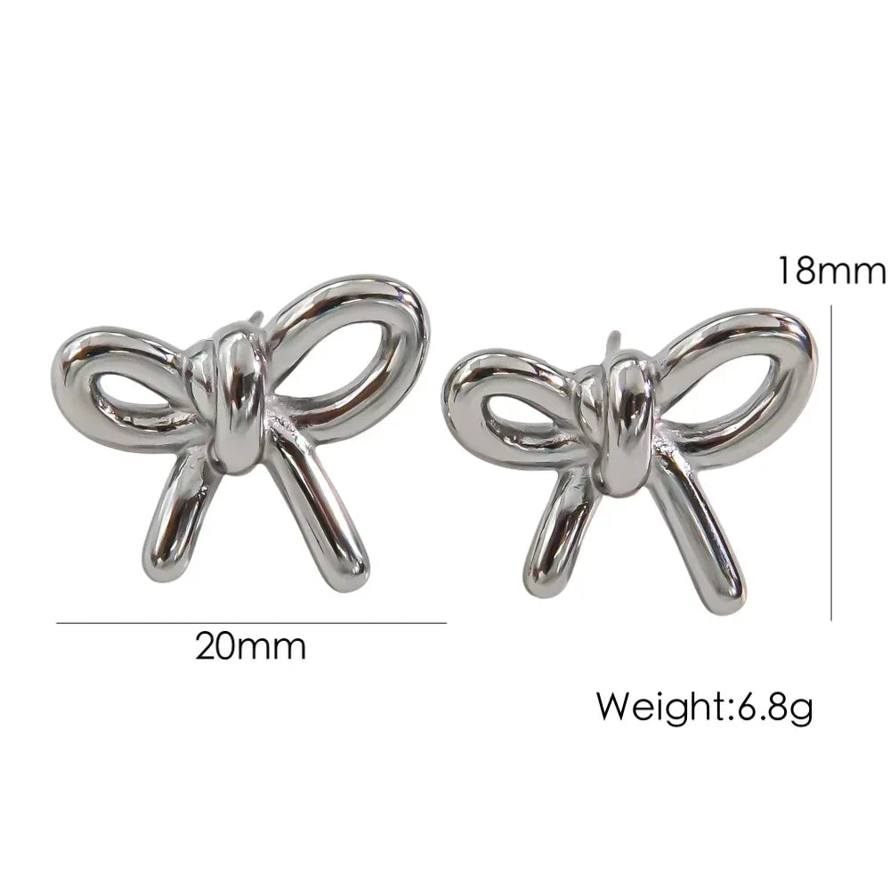 Bow Stainless Steel Necklace - Viexta