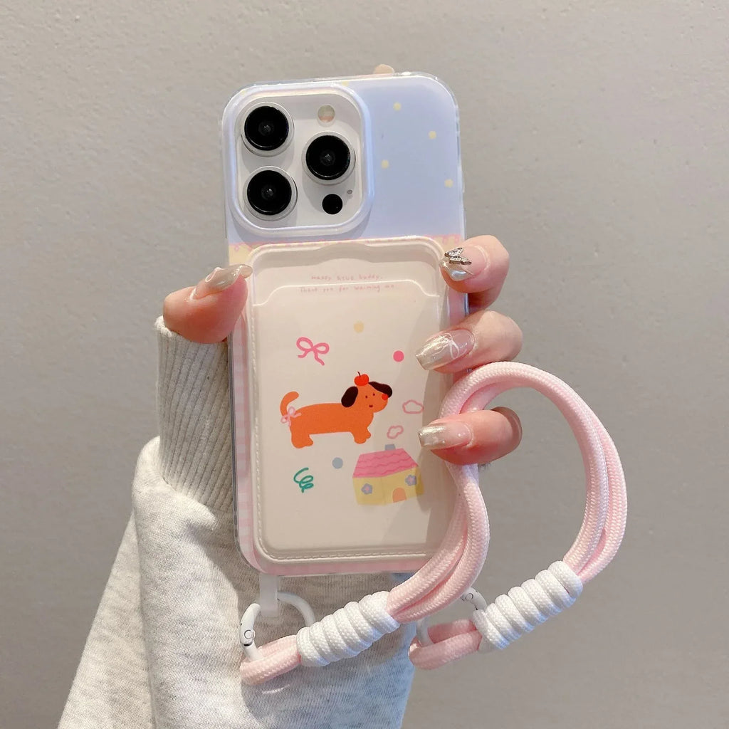 Cartoon Lanyard iPhone Case - Viexta