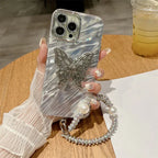 Water Ripple Lens Protector Butterfly Silicone iPhone Case - Viexta