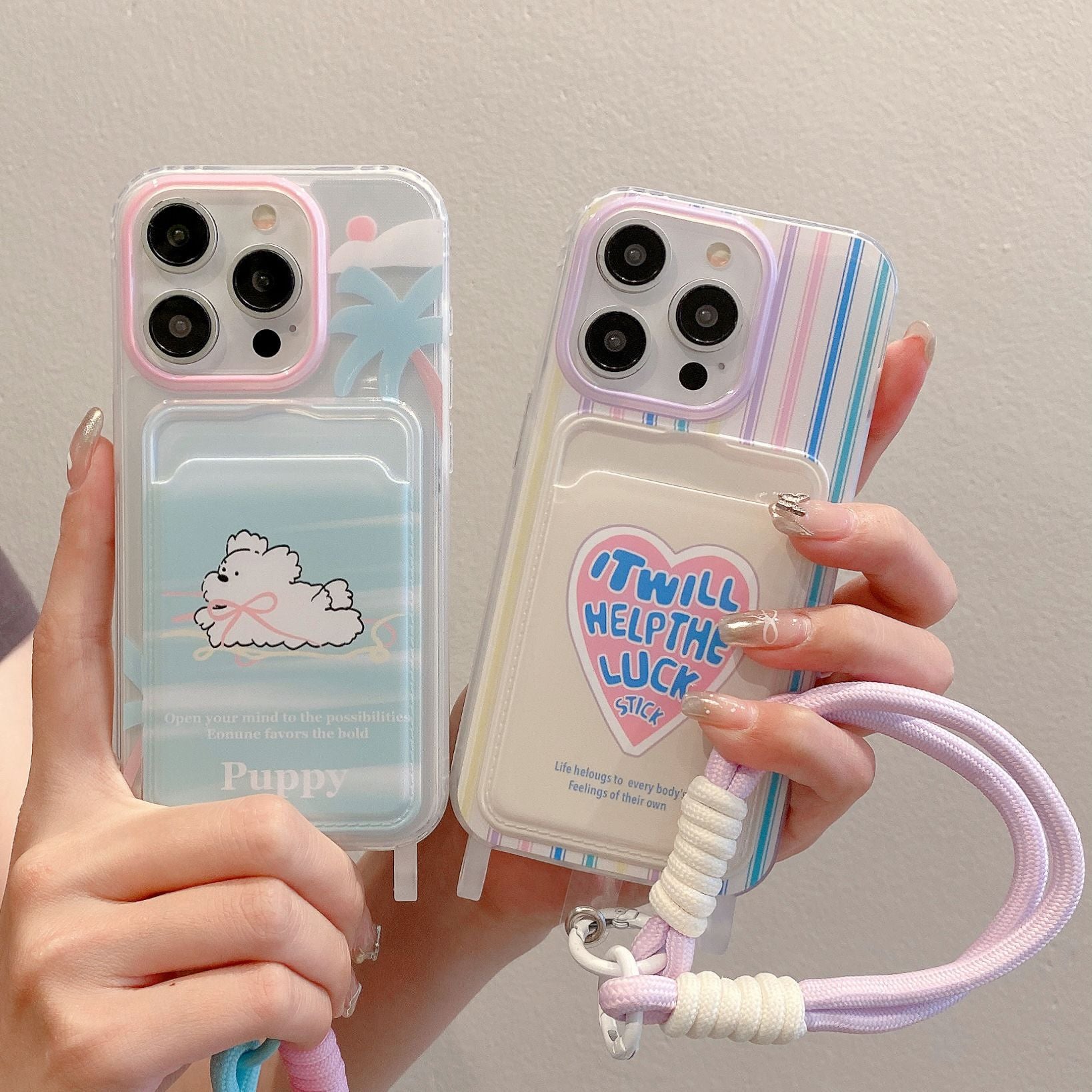 Cartoon Lanyard iPhone Case