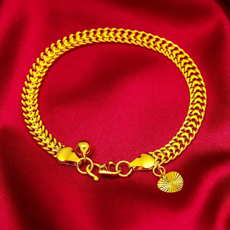 Brass Gold-plated Women's Bracelet - Viexta