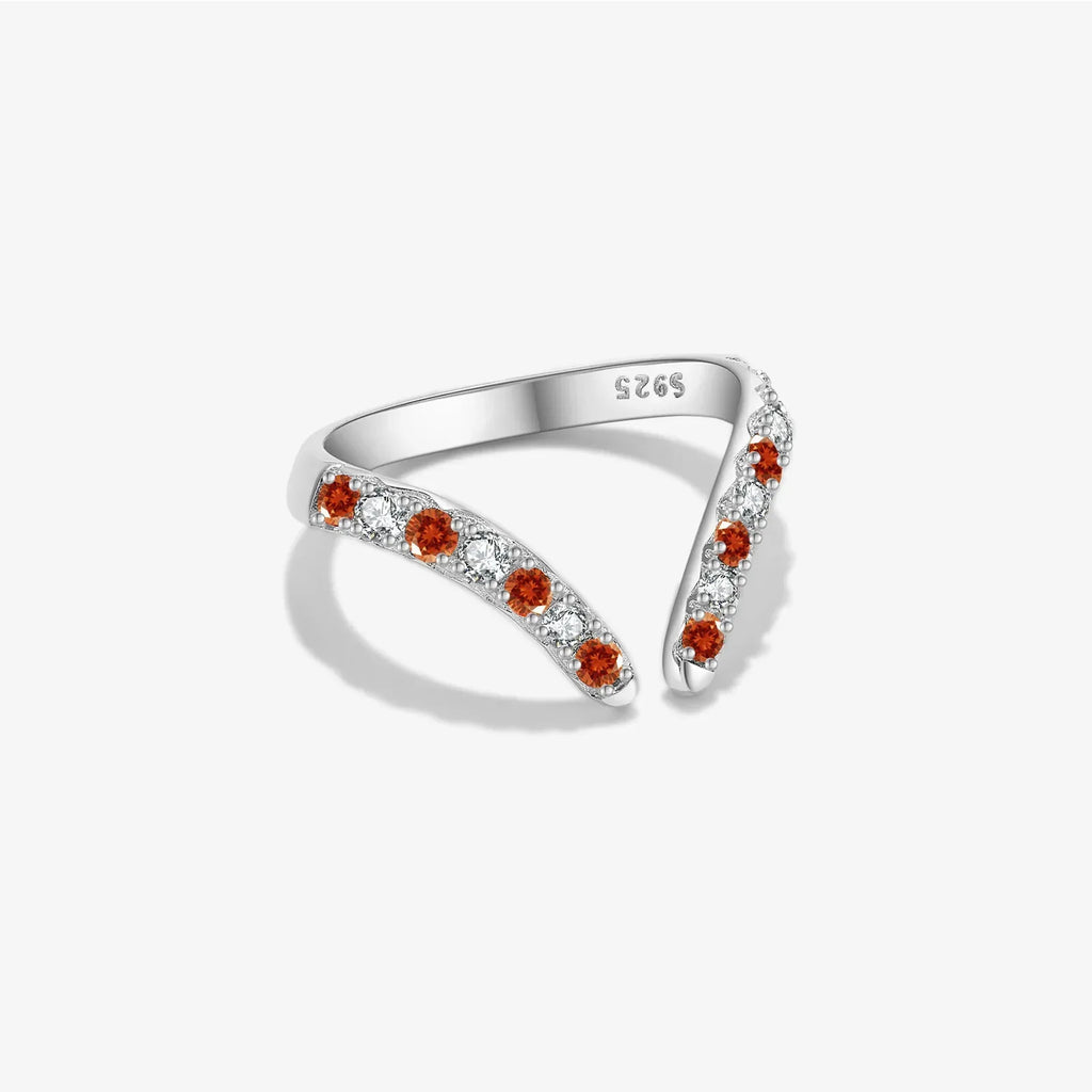 S925 Sterling Silver Open Adjustable Ring - Viexta