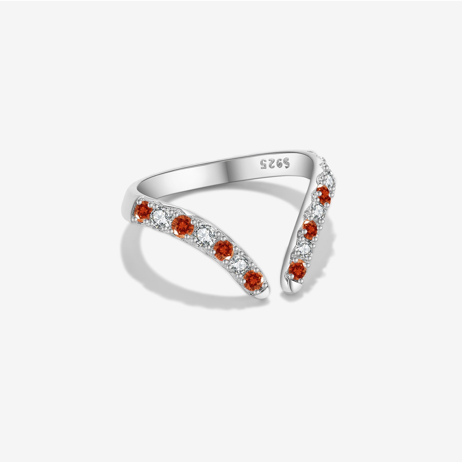 S925 Sterling Silver Open Adjustable Ring